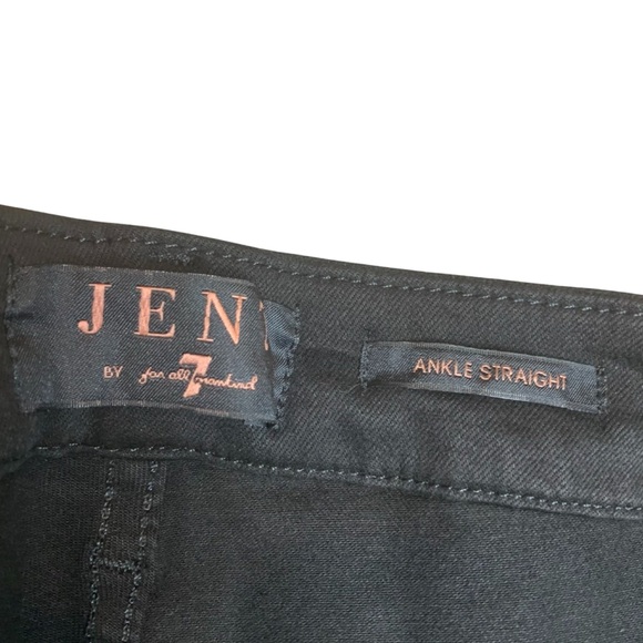Jen7 by 7 For All Mankind Mid-Rise Stretch Coated Straight Ankle Women’s Size 16 - Picture 11 of 13